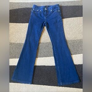 Banana Republic Boot Jeans Size 26P Blue Low Rise Bootcut